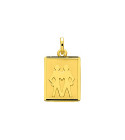 Médaille mixte - Or 18 Carats