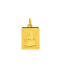 Médaille mixte - Or 18 Carats