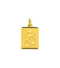 Médaille mixte - Or 18 Carats