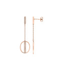 Boucles d'oreilles Femme - améthyste -  Plaqué Or