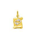Médaille mixte - Or 18 Carats