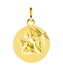Médaille enfant - Or 9 Carats