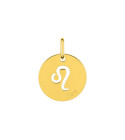 Médaille mixte - Or 9 Carats - Signe Astrologique - Lion