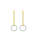 Boucles d'oreilles femme -  Plaqué Or