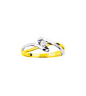 Bague Femme - Diamant - Or 9 Carats