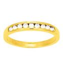 Bague femme - Oxyde de zirconium -  Plaqué Or