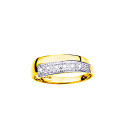 Bague femme - Diamant - Or 9 Carats