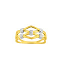 Bague femme - Diamant - Or 9 Carats