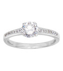 Bague femme - Oxyde de zirconium - Argent 925