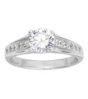 Bague femme - Oxyde de zirconium - Argent 925