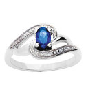 Bague femme - Oxyde de zirconium - Argent 925