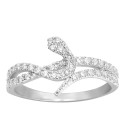 Bague femme - Oxyde de zirconium - Argent 925