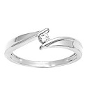 Bague femme - Oxyde de zirconium - Argent 925