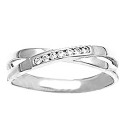 Bague femme - Oxyde de zirconium - Argent 925