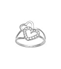 Bague femme - Oxyde de zirconium - Argent 925