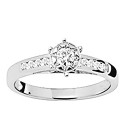 Bague femme - Oxyde de zirconium - Argent 925
