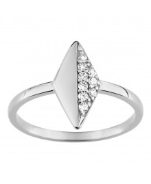 Bague femme - Oxyde de zirconium - Argent 925