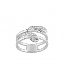 Bague femme - Oxyde de zirconium - Argent 925