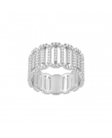 Bague femme - Oxyde de zirconium - Argent 925