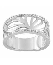 Bague femme - Oxyde de zirconium - Argent 925