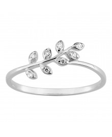 Bague femme - Oxyde de zirconium - Argent 925