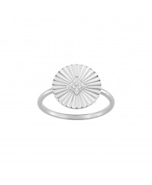 Bague femme - Oxyde de zirconium - Argent 925