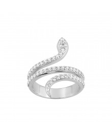 Bague femme - Oxyde de zirconium - Argent 925