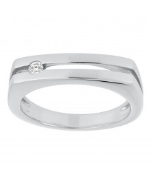 Bague femme - Oxyde de zirconium - Argent 925