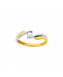 Bague femme - Oxyde de zirconium - Or 9 Carats