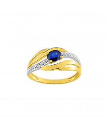 Bague femme - Diamant - Or 9 Carats