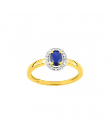 Bague femme - Diamant - Or 9 Carats