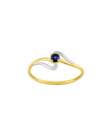 Bague femme - saphir - Or 9 Carats