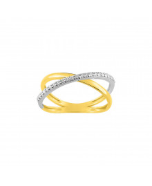 Bague Femme - Oxyde de zirconium - Or 9 Carats