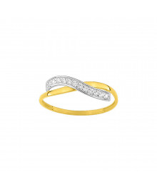 Bague Femme - Oxyde de zirconium - Or 9 Carats