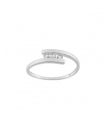 Bague Femme - Diamant - Or 9 Carats