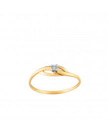 Bague Femme - Diamant - Or 9 Carats