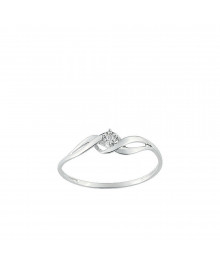 Bague Femme - Diamant - Or 9 Carats