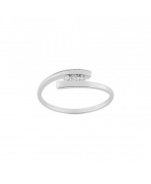Bague Femme - Diamant - Or 9 Carats