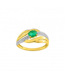 Bague Femme - Diamant - Or 9 Carats