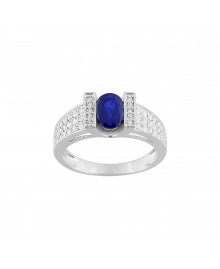 Bague Femme - Oxyde de zirconium - Or 9 Carats