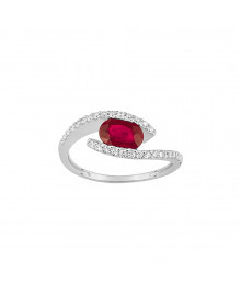 Bague Femme - Oxyde de zirconium - Or 9 Carats