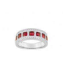 Bague Femme - Oxyde de zirconium - Or 9 Carats