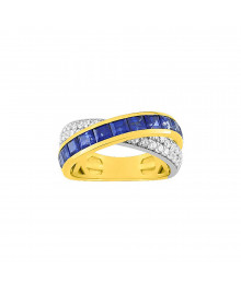 Bague Femme - Oxyde de zirconium - Or 9 Carats