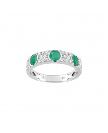 Bague Femme - Oxyde de zirconium - Or 9 Carats