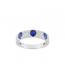 Bague Femme - Oxyde de zirconium - Or 9 Carats
