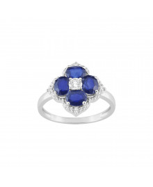 Bague Femme - Oxyde de zirconium - Or 9 Carats