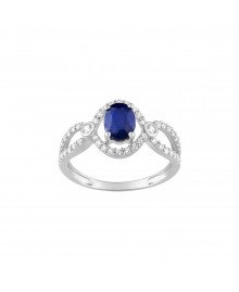 Bague Femme - Oxyde de zirconium - Or 9 Carats