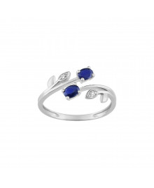 Bague Femme - Oxyde de zirconium - Or 9 Carats