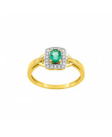 Bague Femme - Oxyde de zirconium - Or 9 Carats