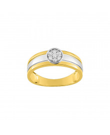 Bague Femme - Diamant - Or 9 Carats